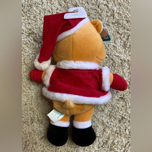 NWT Vtg 2006 Care Bears 8” Tenderheart Bear Holiday Friends Santa Stuffed - Picture 3 of 7